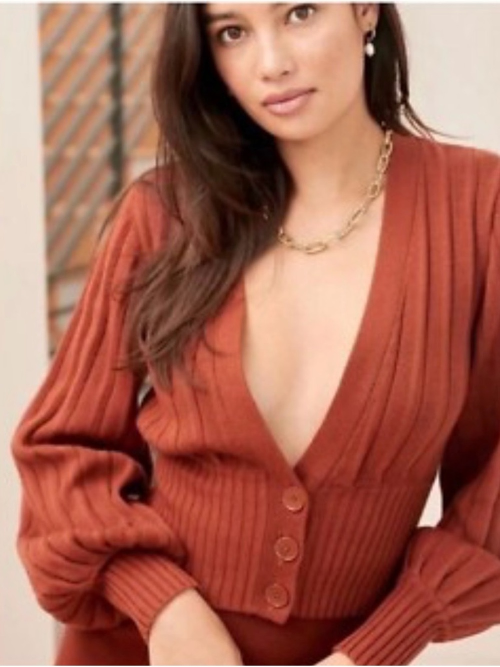 Wilfred Plunge Front Cardigan | Size S
